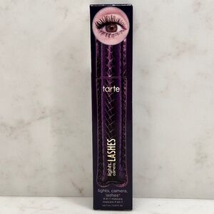 Tarte Lights Camera Lashes 4-in-1 Mascara - Black - Full Size - NIB - 6M PAO